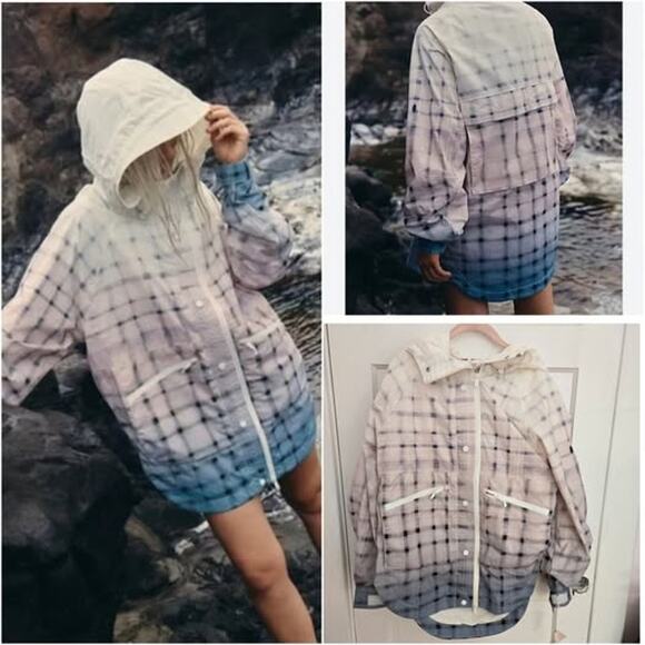 FP Movement Oversized Hooded Singin’ in the Rain Packable Jacket Size XS NWOT - Picture 1 of 7